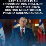 Kast anuncia plan económico con rebaja de impuestos y refuerza control migratorio en primera cadena nacional